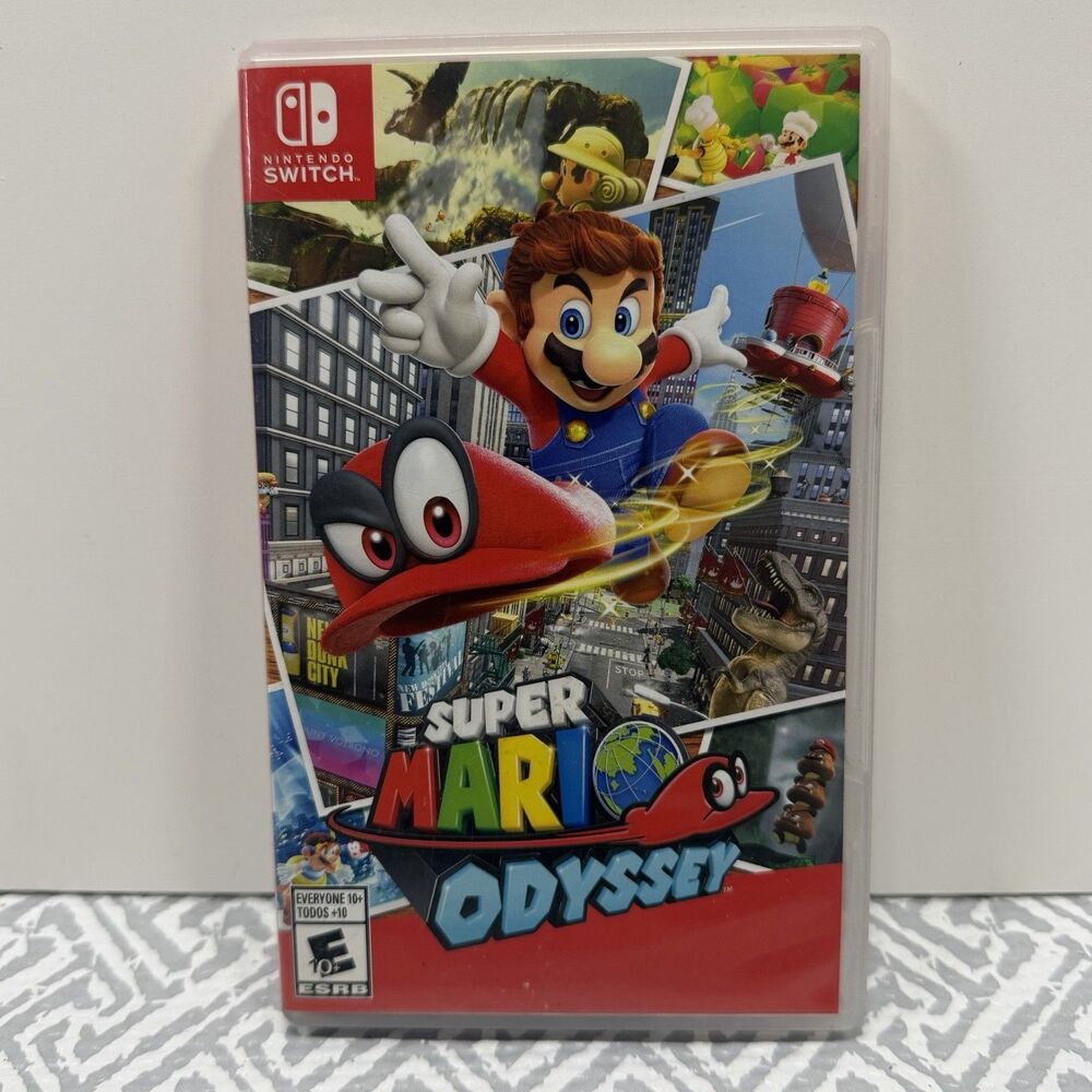 Super Mario Odyssey - Nintendo Switch Game (US Version) Complete CIB EUC Tested
